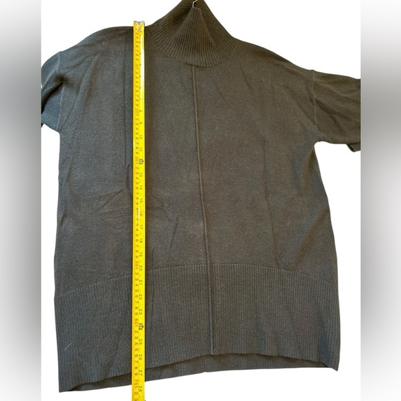 French Connection Black High Neck sweater Large Super Soft - Picture 9 of 9